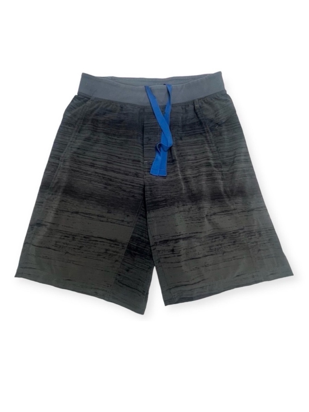 Lululemon T.H.E. Linerless Gray/ Black Stripped Size M